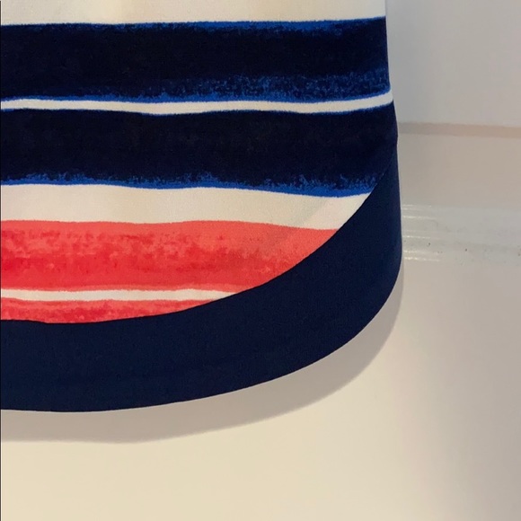 Vince Camuto Striped Stretch 3/4 Sleeve Dress - Picture 4 of 6